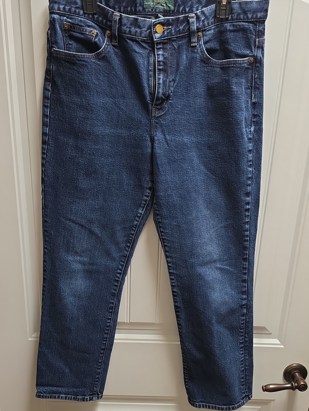 Ralph Lauren Women’s Straight Leg Jeans - Dark Blue Denim